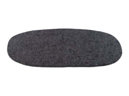 Sitzauflage für Panton Chair, Mit Polster, anthrazit meliert