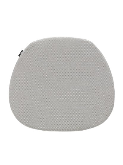 Soft Seats, Typ B (B 41,5 x T 37 cm), Stoff Simmons (outdoor), Grau / weiß