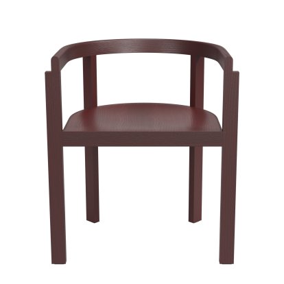 Details Fritz Hansen After Armlehnstuhl After Armlehnstuhl, Esche burgundy