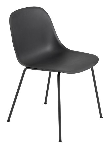 Details Muuto Fiber Side Chair Tube Fiber Side Chair Tube, Schwarz