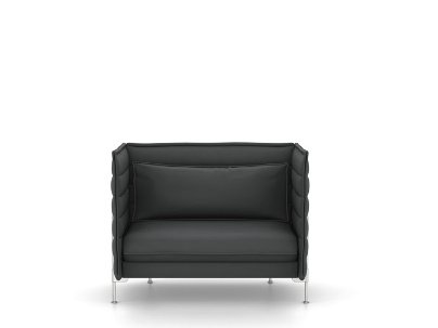 Alcove Sofa, Love Seat (H94 x B126,5 x T84 cm), Laser, Dunkelgrau