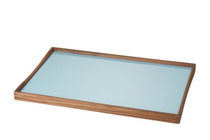 Turning Tray, L (38 x 51 cm), Schwarz/Blau
