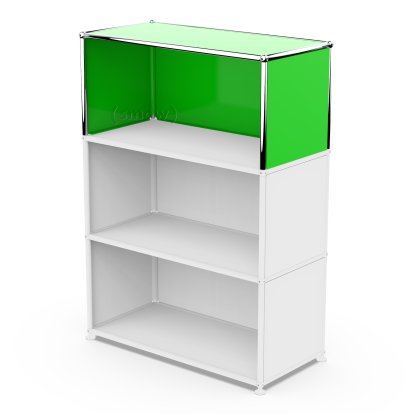 USM Haller Anbaupaket Vertikal 1, USM grün, 35 cm