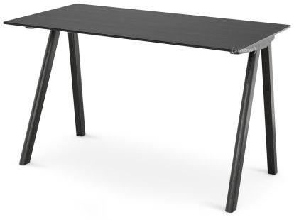 Copenhague Desk CPH90, Eiche schwarz lackiert, Eichefurnier schwarz lackiert