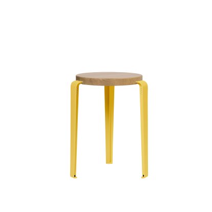 Lou Hocker, Massivholz, Eiche massiv, Brioche gelb