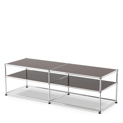 USM Haller Beistelltisch Typ I, Metall, USM braun
