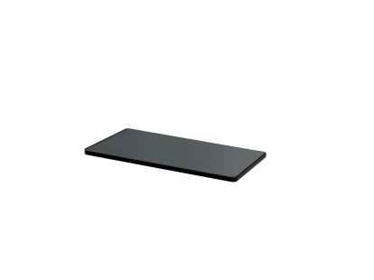 Panton Wire Top Panel, Einzeln klein (H 1,2 x B 34,8 x T 17,4 cm), Rauchglas