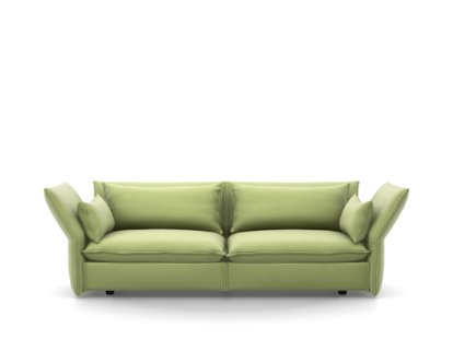 Mariposa Sofa, Dreisitzer (H80,5 x B198 x T101,5 cm), Laser hellgrau/lindgrün