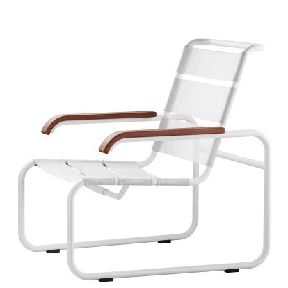S 35 N All Seasons Loungestuhl, Weiß, Schwarz, Ohne Kissen