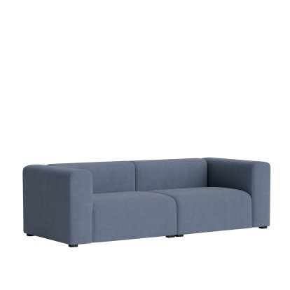 Mags Sofa Kombination 1, 2,5 Sitzer (B 228), Linara 198 - blau