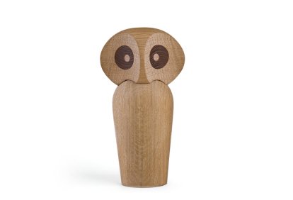 Owl, Groß (H 17 cm), Eiche natur