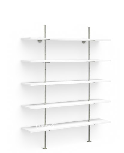 Regal Eiermann, Melamin weiß, 160 cm, 200 cm
