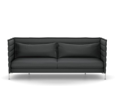 Alcove Sofa, Dreisitzer (H94 x B237 x T84 cm), Laser, Dunkelgrau