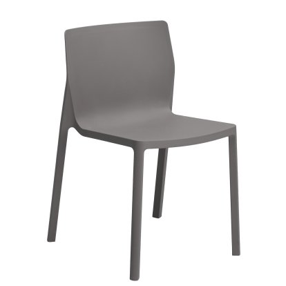 LP Stuhl Recycled, Ohne Armlehnen, London grau
