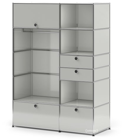 USM Haller Garderobenschrank Typ I, Lichtgrau RAL 7035