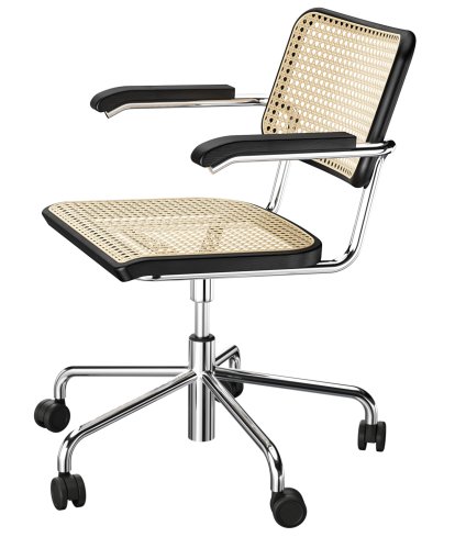 S 64 VDR Atelier, Verchromt, Buche gebeizt schwarz