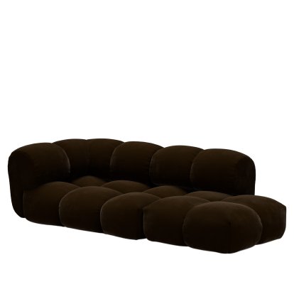 Sander Sofa Design 5, Armlehne links, Halo - Kastanie 961