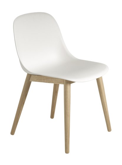 Details Muuto Fiber Side Chair Wood Fiber Side Chair Wood, Natural white / Eiche