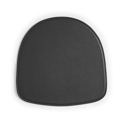 Sitzauflage für About A Chair , Für AAC mit Armlehnen, Leder Scozia, schwarz