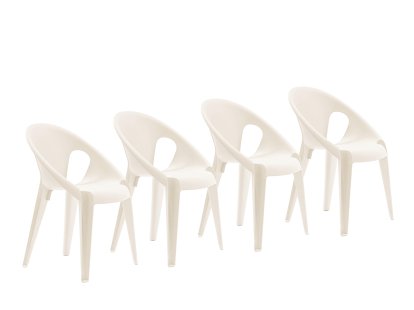 Bell Chair Set, 4er Set, High Noon