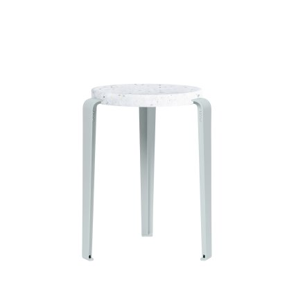 Details Tiptoe Lou Hocker, recycelter Kunststoff Lou Hocker, recycelter Kunststoff, Venezia, Blassblau
