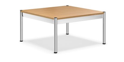 USM Haller Couchtisch, 75 x 75 cm, Holz, Eiche geölt natur