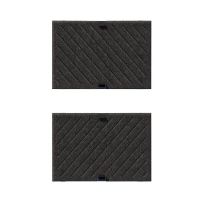 USM Soft Panel Mono für USM Haller Regale, 50 cm x 35 cm, Dunkelgrau, Diagonal