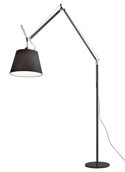 Tolomeo Mega Terra, Stoff schwarz, 42 cm