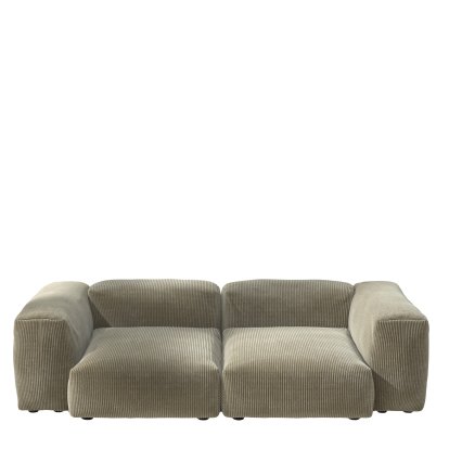 Vetsak Sofa Set 2, M, Cord velours - Khaki, Ohne Kissen