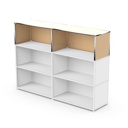 USM Haller Anbaupaket Vertikal 2, USM beige, 35 cm