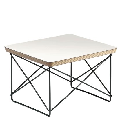 LTR Occasional Table, HPL, weiß, Pulverbeschichtet basic dark