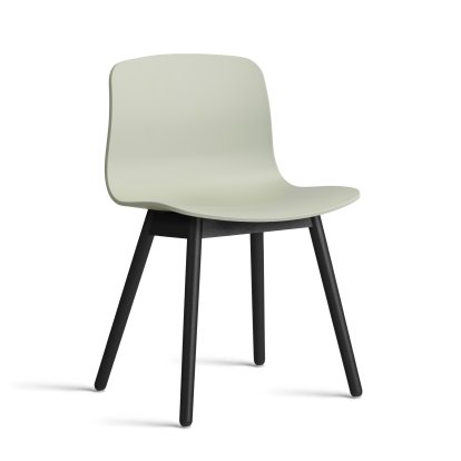 About A Chair AAC 12 Stuhl, Pastel green 2.0, Eiche schwarz lackiert