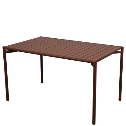 Bliss Tisch, 130 cm x 80 cm, Desert red