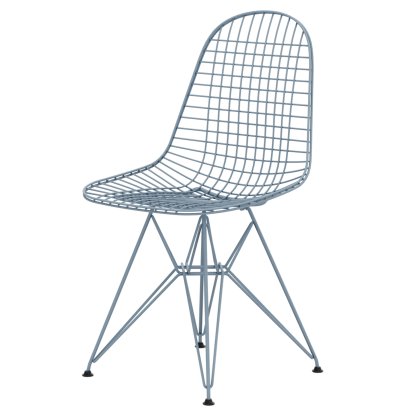 Wire Chair DKR , Pulverbeschichtet sky blue