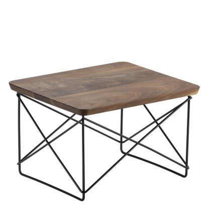 LTR Occasional Table, Amerikanischer Nussbaum massiv, geölt, Pulverbeschichtet basic dark