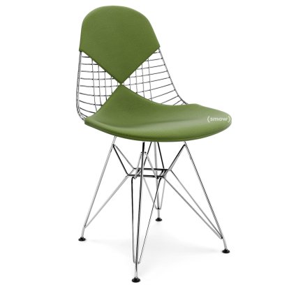 Kissen für Wire Chair (DKR/DKW/DKX/DKL/LKR), Sitz- und Rückenkissen (Bikini), Hopsak, Wiesengrün / forest