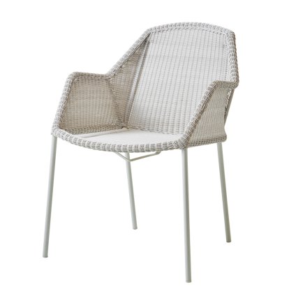 Breeze Stuhl, White grey