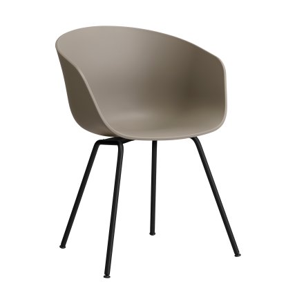 About A Chair AAC 26 Armlehnstuhl, Khaki 2.0, Stahl pulverbeschichtet schwarz