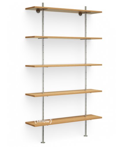 Regal Eiermann, Eiche massiv, 140 cm, 238 cm
