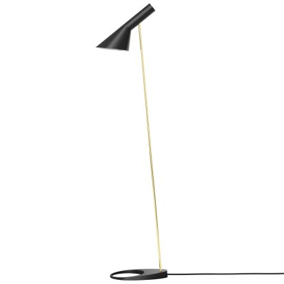 AJ Stehleuchte, Schwarz/Messing