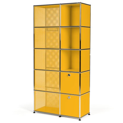USM Haller Garderobenschrank Typ 3, Goldgelb RAL 1004