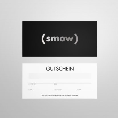 smow Geschenkgutschein, 100 EUR, Gutscheinkarte per Post, Deutsch