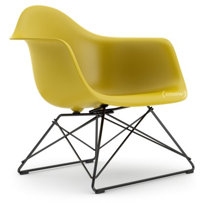 Eames Plastic Armchair RE LAR, Senf, Ohne Polsterung, Beschichtet basic dark