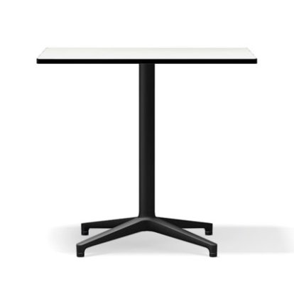 Bistro Table Outdoor, Rechteckig (640x796 mm), Vollkernmaterial weiß