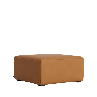 Mags Ottoman, B 79 x T 79 cm, Leder Sense - cognac