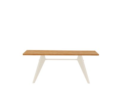 EM Table, 180 x 90 cm, Eiche natur massiv, geölt, Ecru