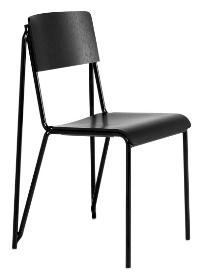 Details Hay Petit Standard Petit Standard, Eiche schwarz gebeizt, Stahl pulverbeschichtet schwarz