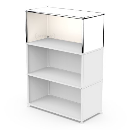USM Haller Anbaupaket Vertikal 1, Reinweiß RAL 9010, 35 cm