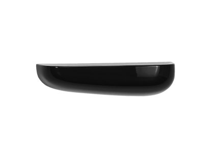Corniches, Mittel (H 8,8 x B 35,2 x T 14,8 cm), Schwarz