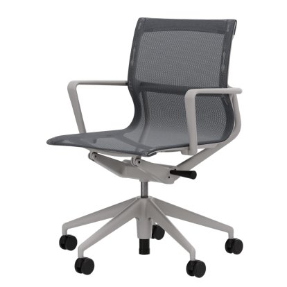 Physix, TrioKnit kieselgrau, Kunststoff, soft grey, Hart für Teppichboden